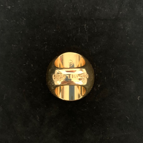 Michael Kors Gold-Tone Tortoise Shell Ring – Size 6 - Picture 4 of 4